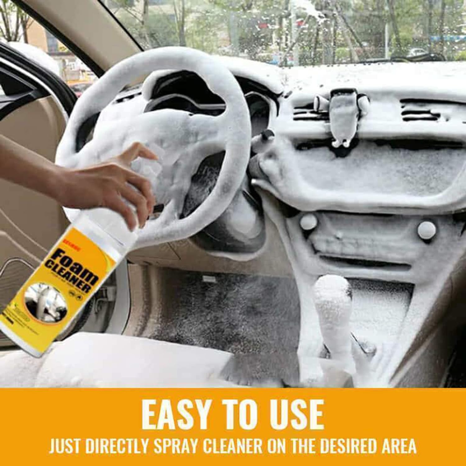 Instant Multi-Purpose Foam Cleaner Spray | Removes Tough Grease Instantly